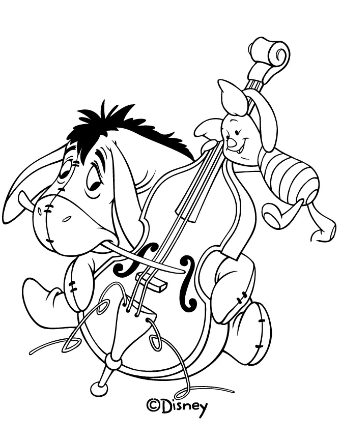 Eeyore Para Colorear 21