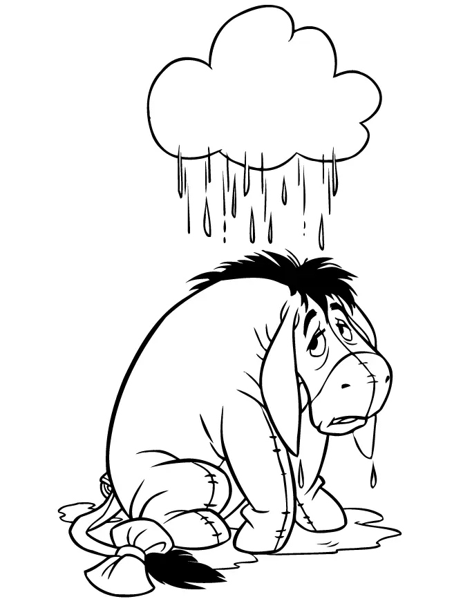 Eeyore Para Colorear 25