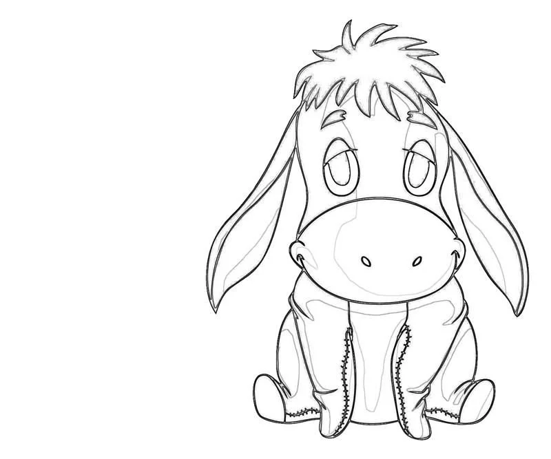 Eeyore Para Colorear 26