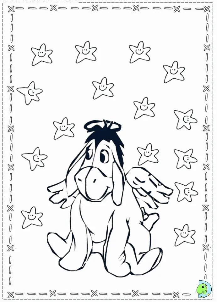Eeyore Para Colorear 28