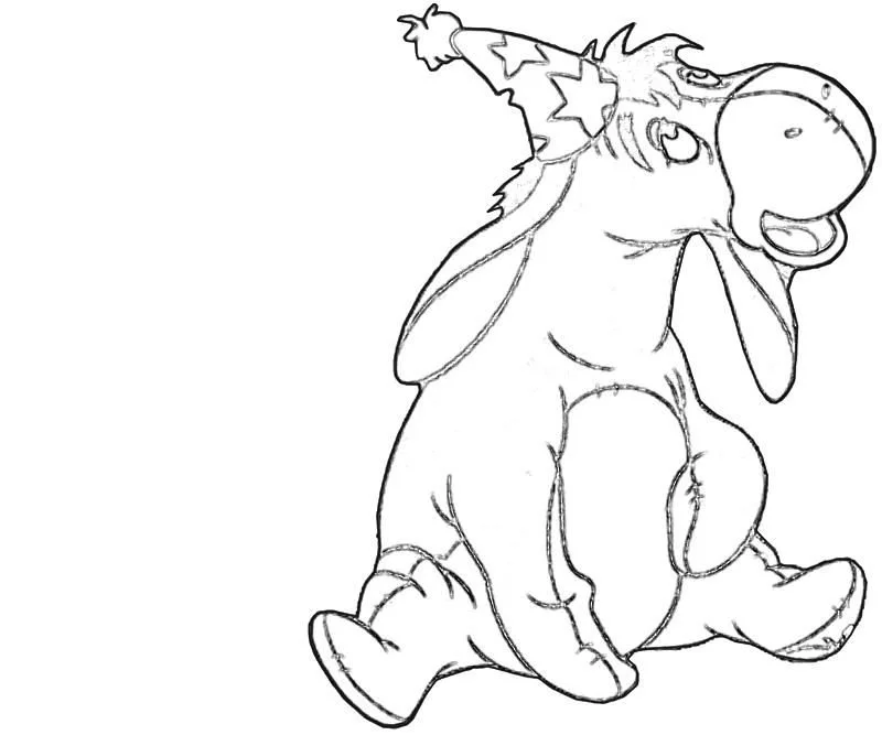 Eeyore Para Colorear 39
