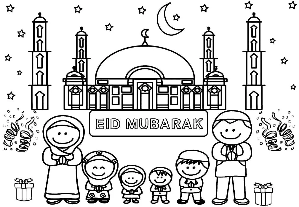 Eid Al Fitr Ausmalbilder 1