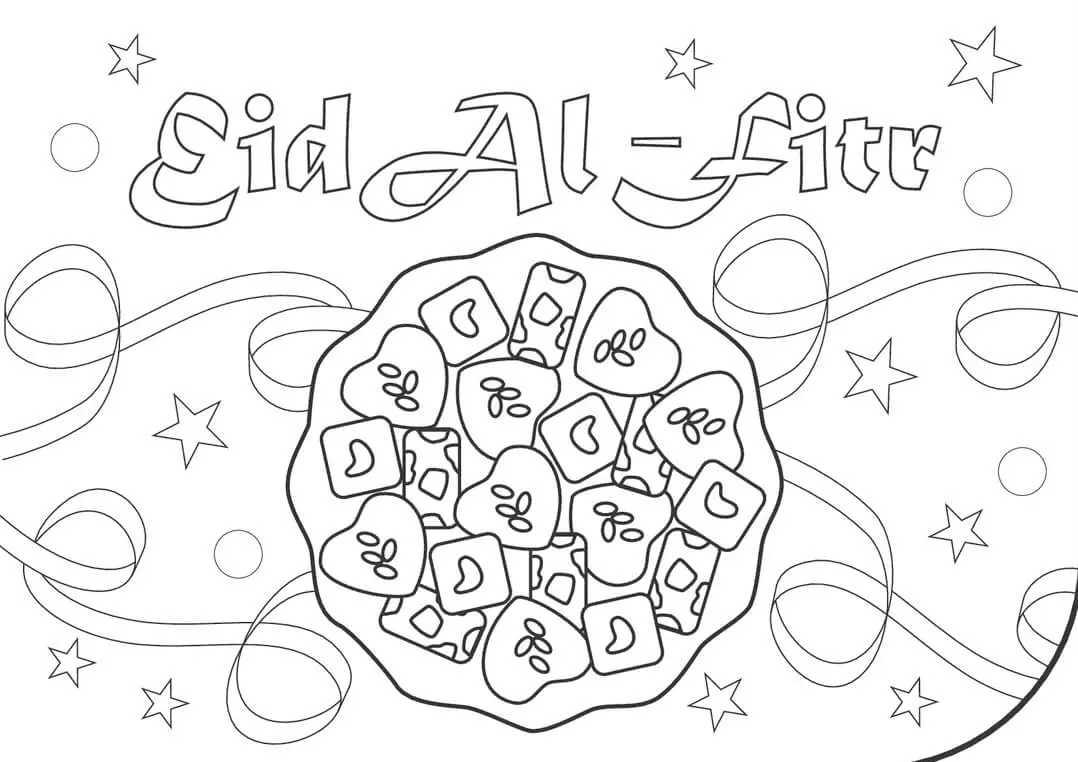 Eid Al Fitr Ausmalbilder 16
