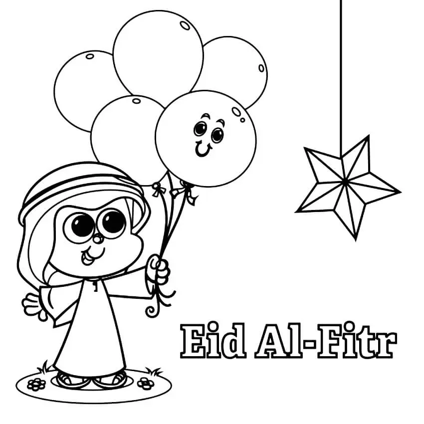 Eid Al Fitr Ausmalbilder 19