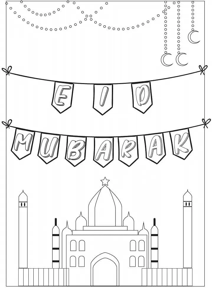 Eid Al Fitr Ausmalbilder 2