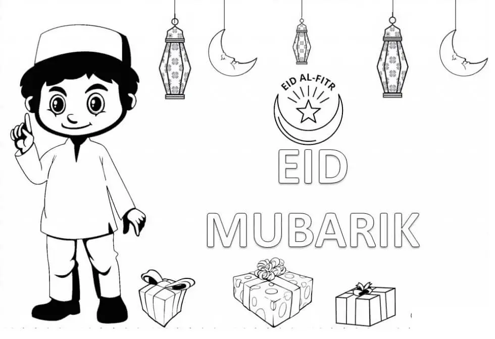 Eid Al Fitr Ausmalbilder 23