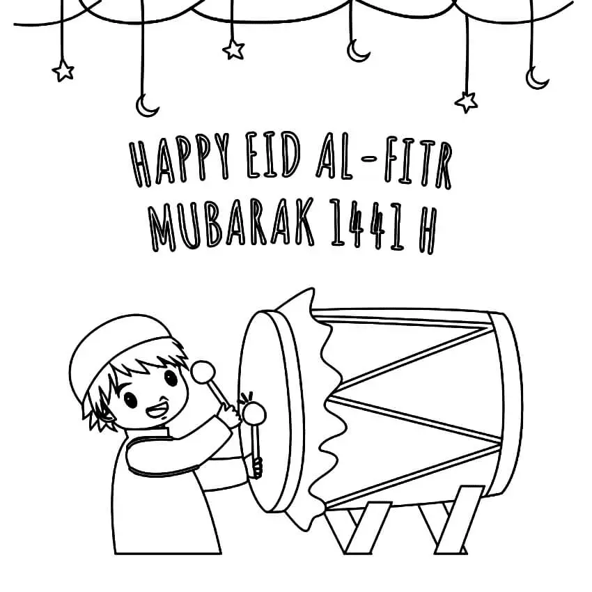 Eid Al Fitr Para Colorear