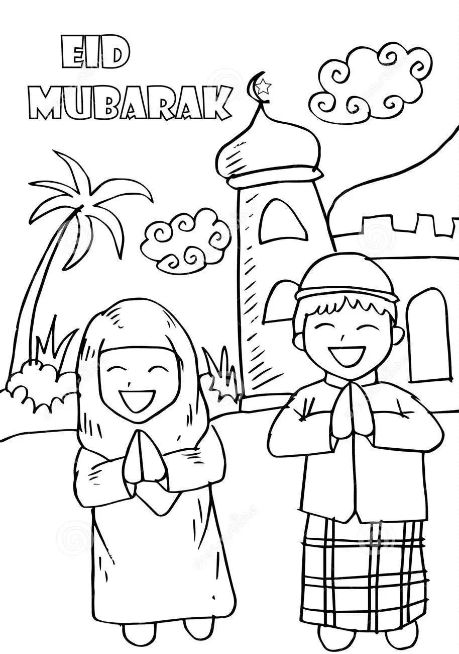 Eid Al Fitr Ausmalbilder 5