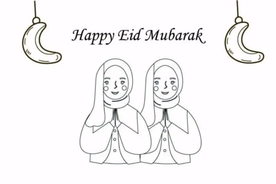 Eid Mubarak Coloring Pages 23