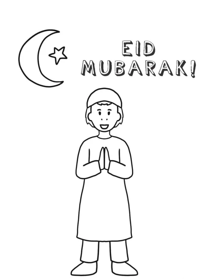 Eid Mubarak Coloring Pages 30