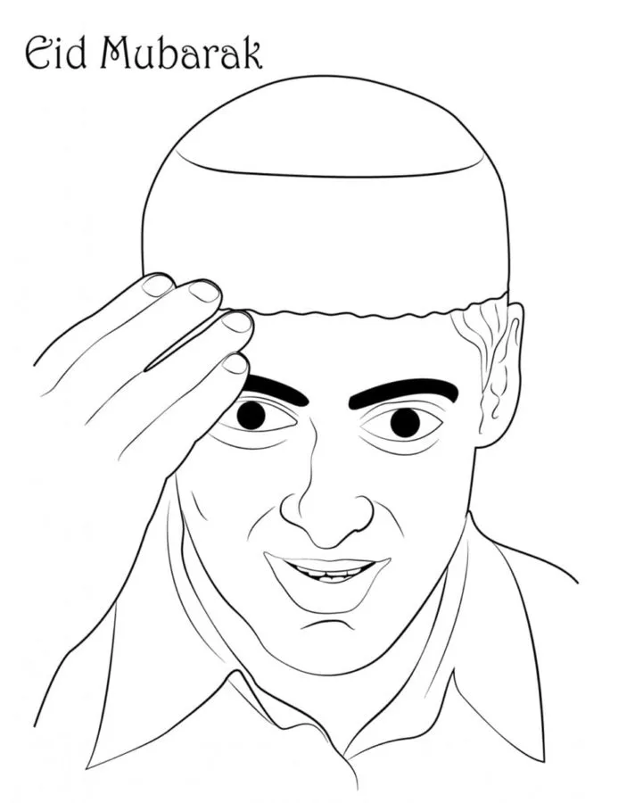 Eid Mubarak Coloring Pages 33