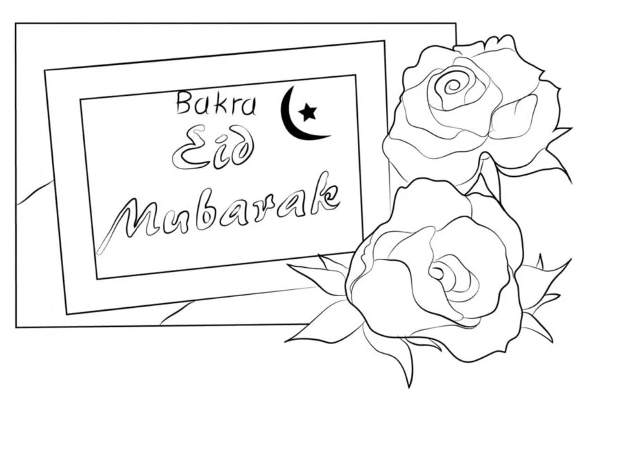 Eid Mubarak Coloring Pages 35