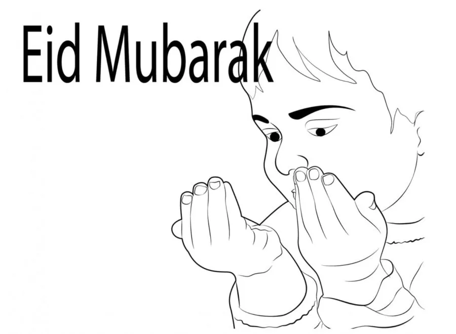 Eid Mubarak Coloring Pages 36