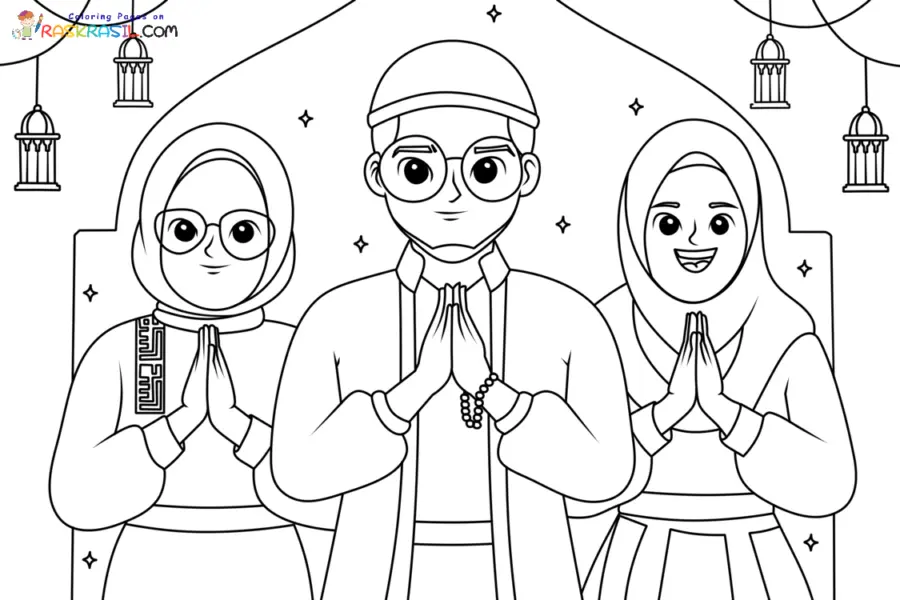 Eid Mubarak Coloring Pages 38