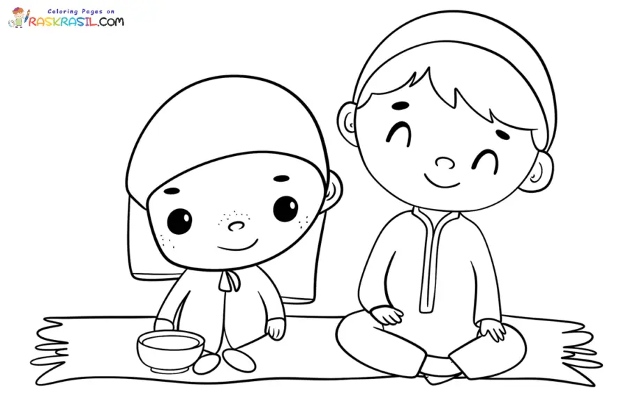 Eid Mubarak Coloring Pages 39