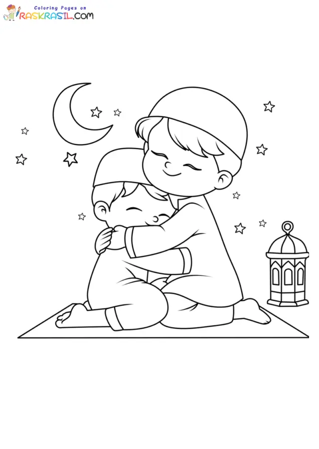 Eid Mubarak Coloring Pages 42