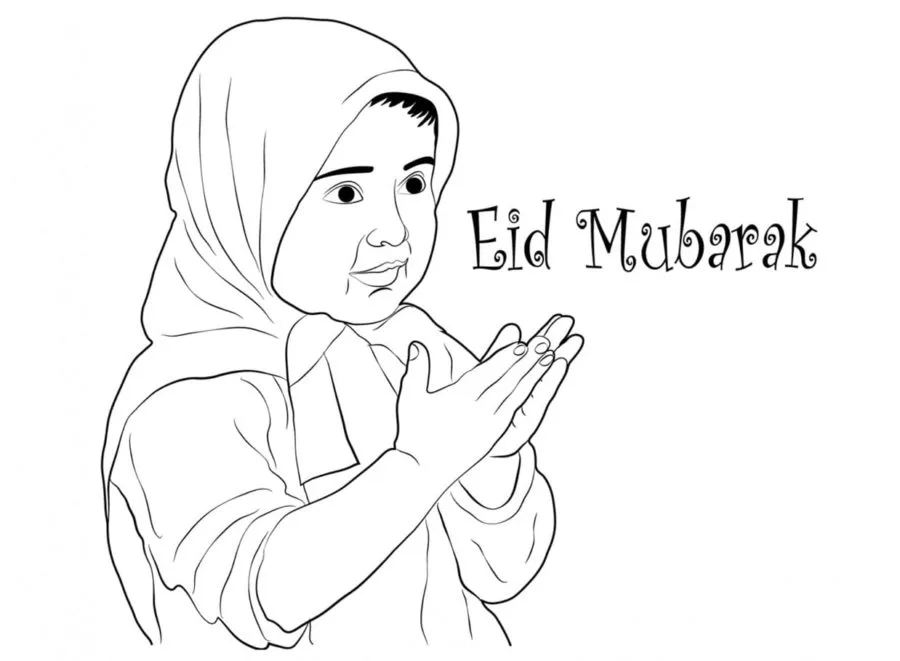 Eid Mubarak Coloring Pages 45