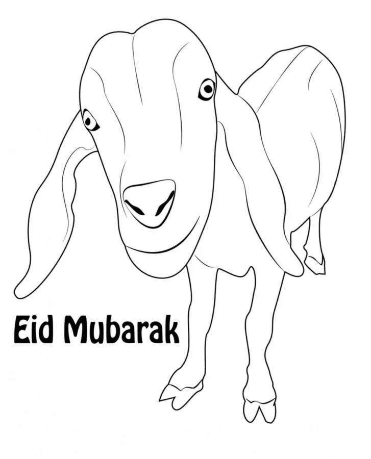 Eid Mubarak Coloring Pages 46