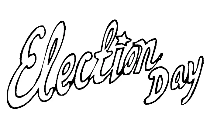 Wahltag Ausmalbilder 33