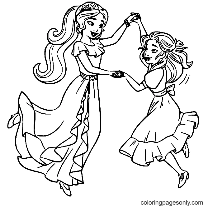 Desenhos de Elena de Avalor Para Colorir 11