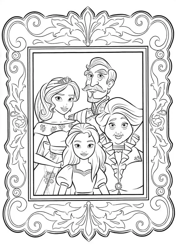 Desenhos de Elena de Avalor Para Colorir 25