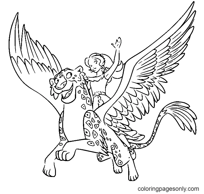 Desenhos de Elena de Avalor Para Colorir 27