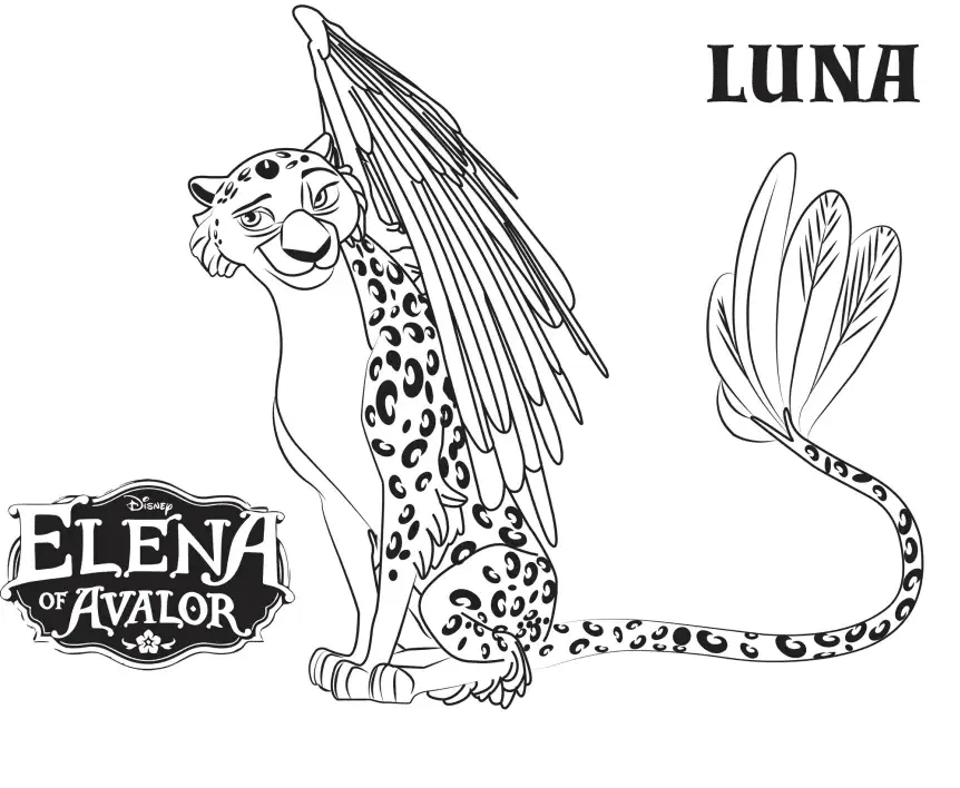 Desenhos de Elena de Avalor Para Colorir 30