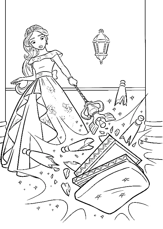 Desenhos de Elena de Avalor Para Colorir 39