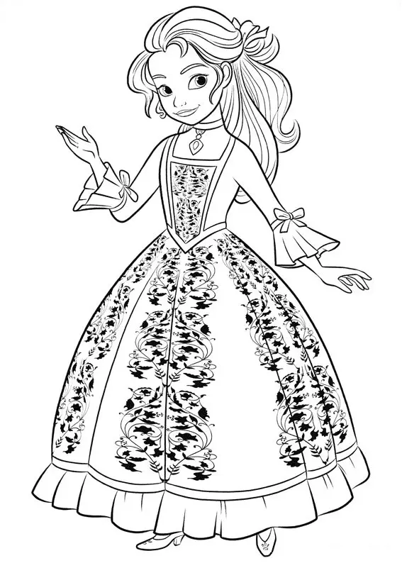 Desenhos de Elena de Avalor Para Colorir 6