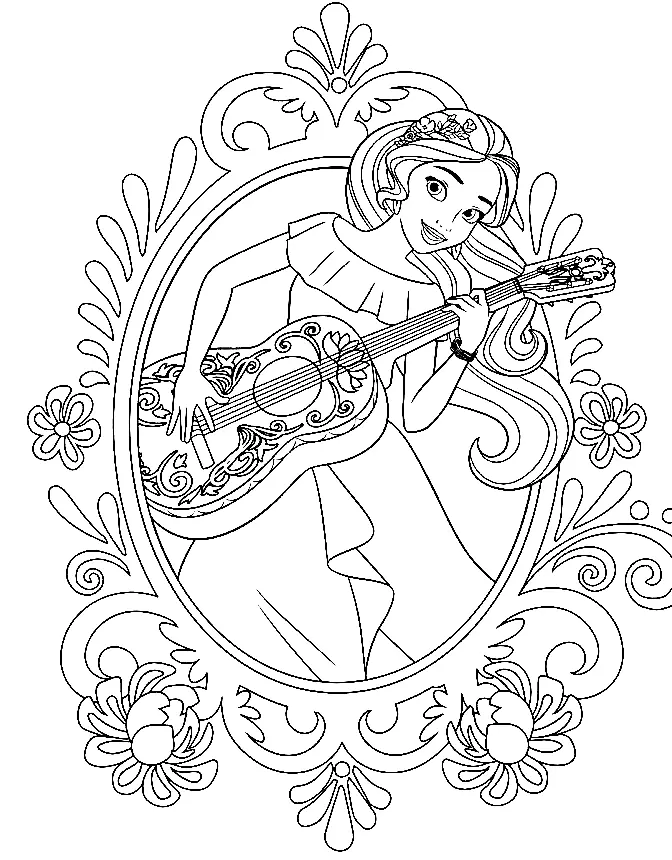 Desenhos de Elena de Avalor Para Colorir 8