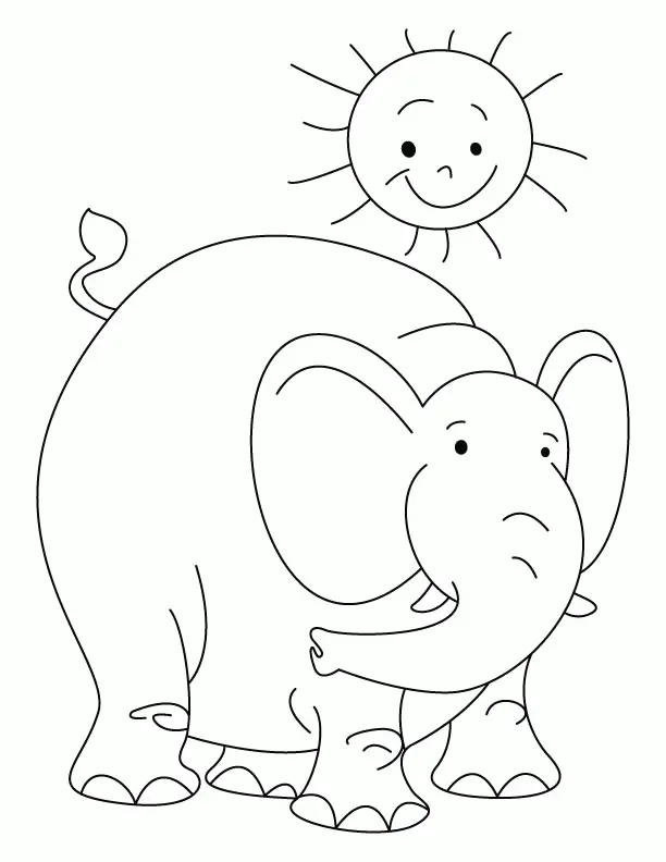 Elefant Ausmalbilder 11
