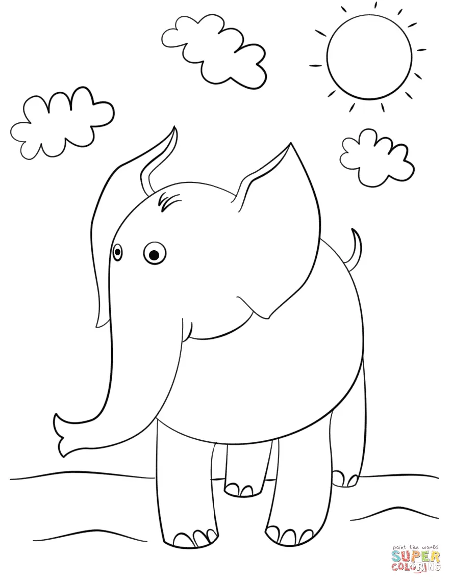 Elefant Ausmalbilder 58