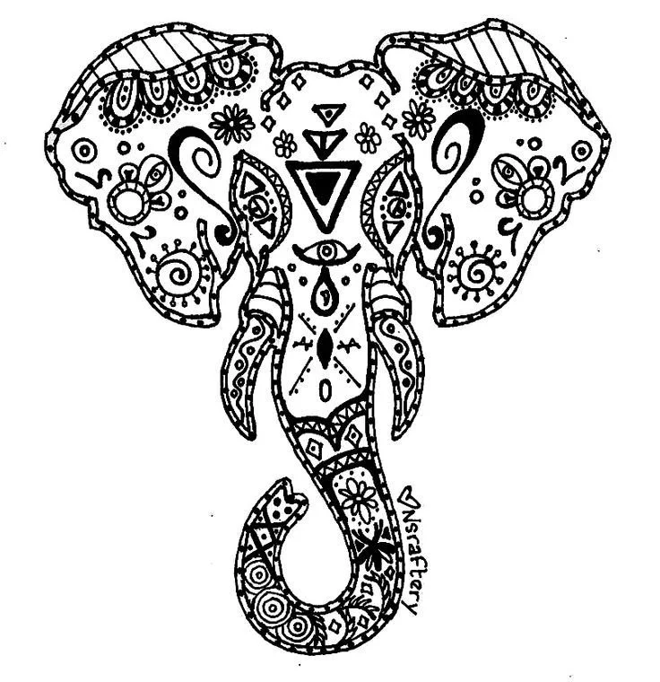 Elefant Ausmalbilder 72