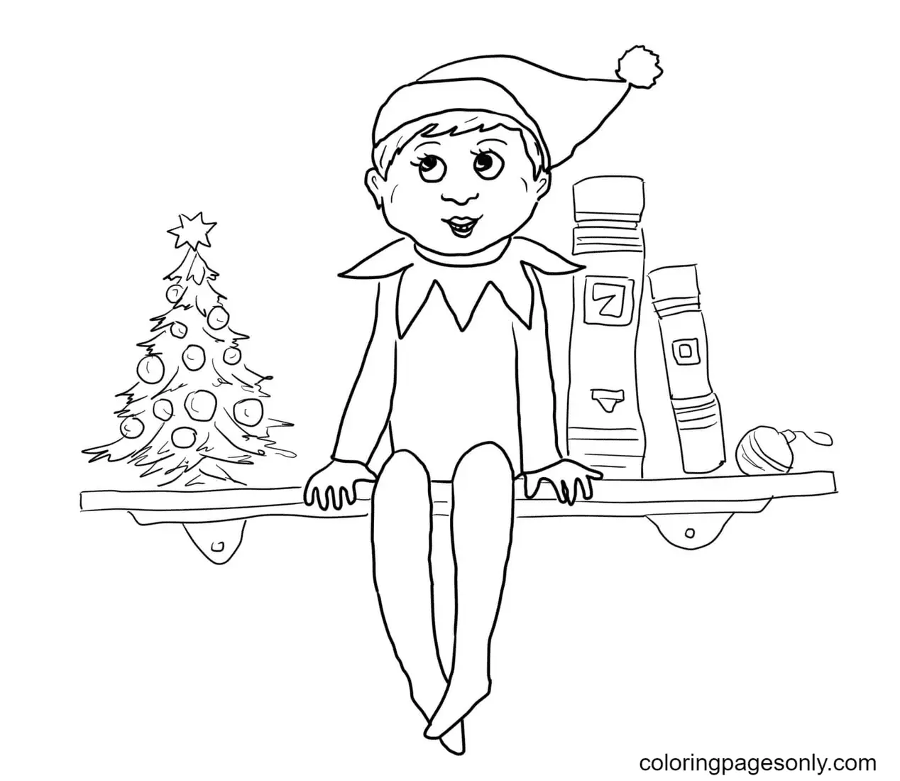 Elf Coloring Pages 16