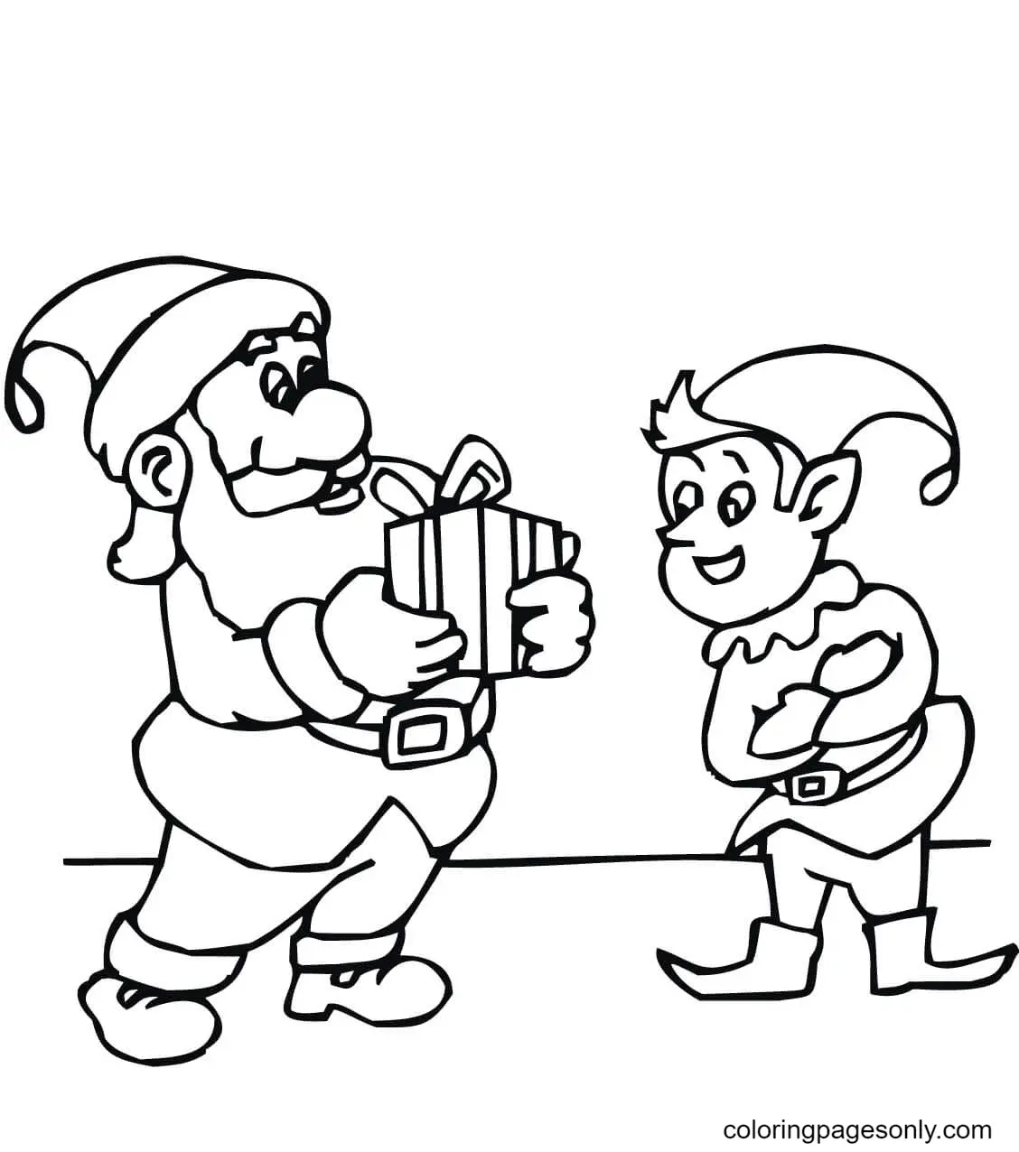 Elf Coloring Pages 20
