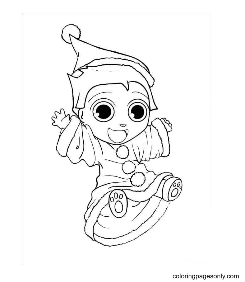 Elf Coloring Pages 21