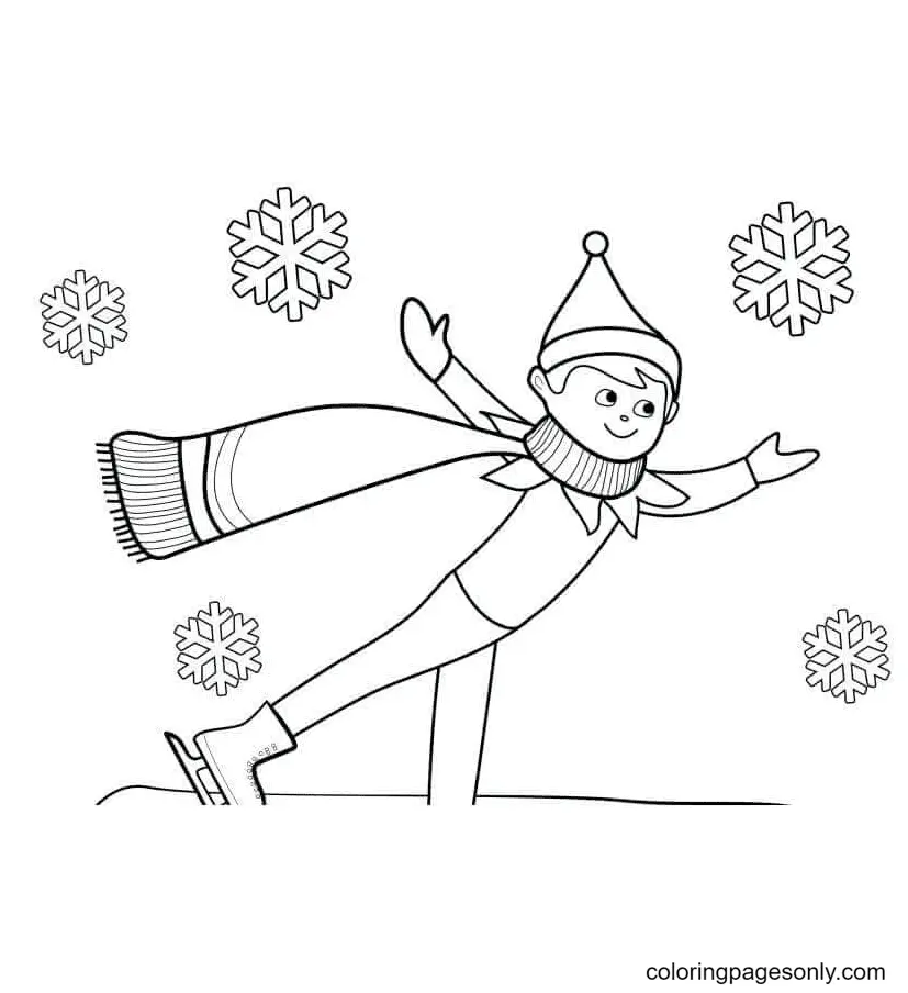 Elf Coloring Pages 27
