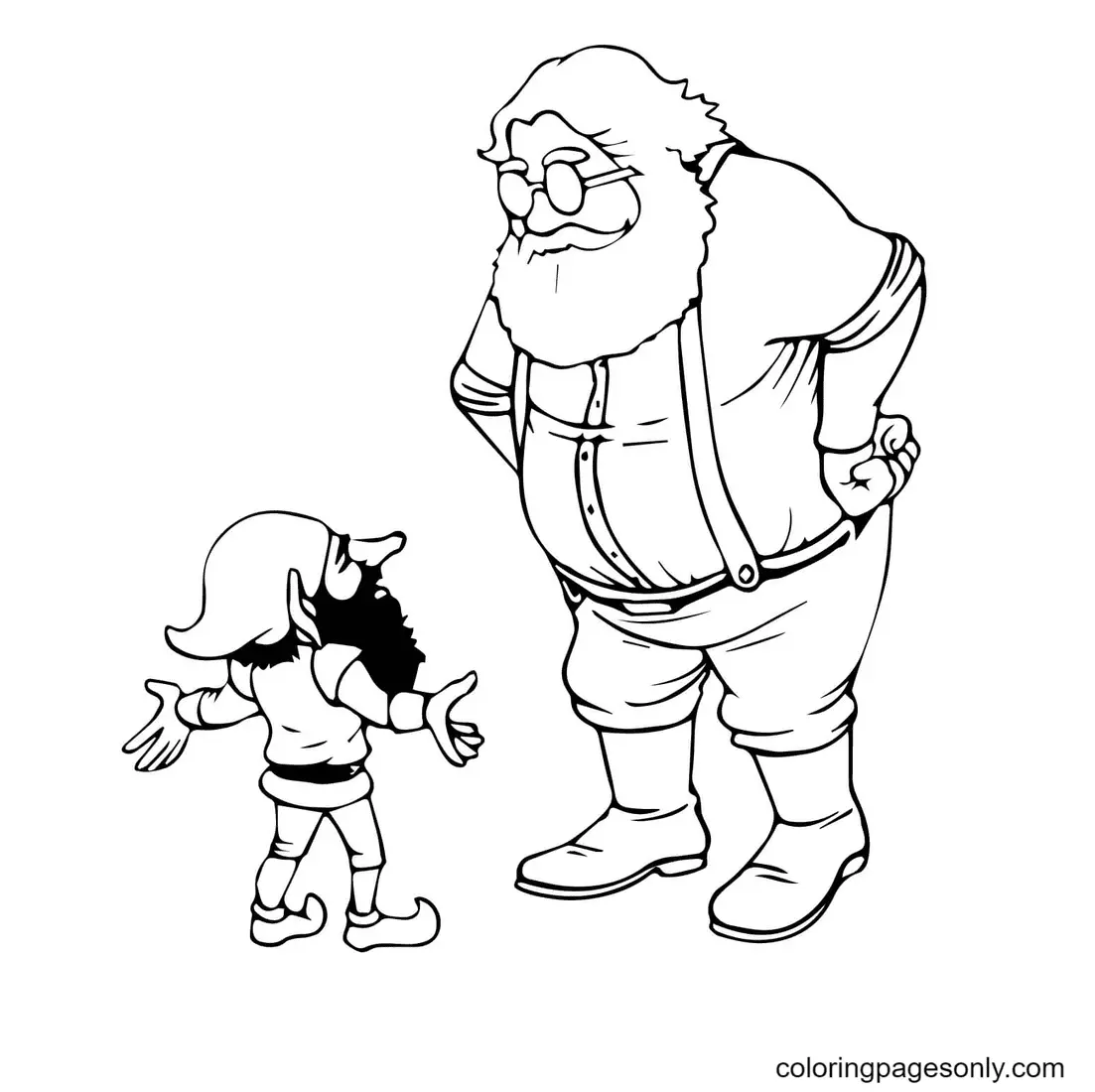 Elf Coloring Pages 33