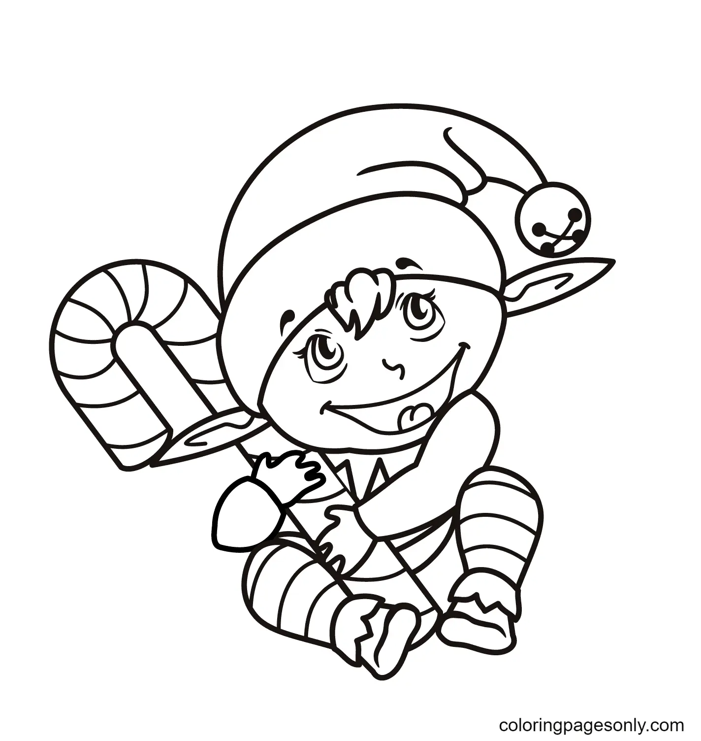 Elf Coloring Pages 39