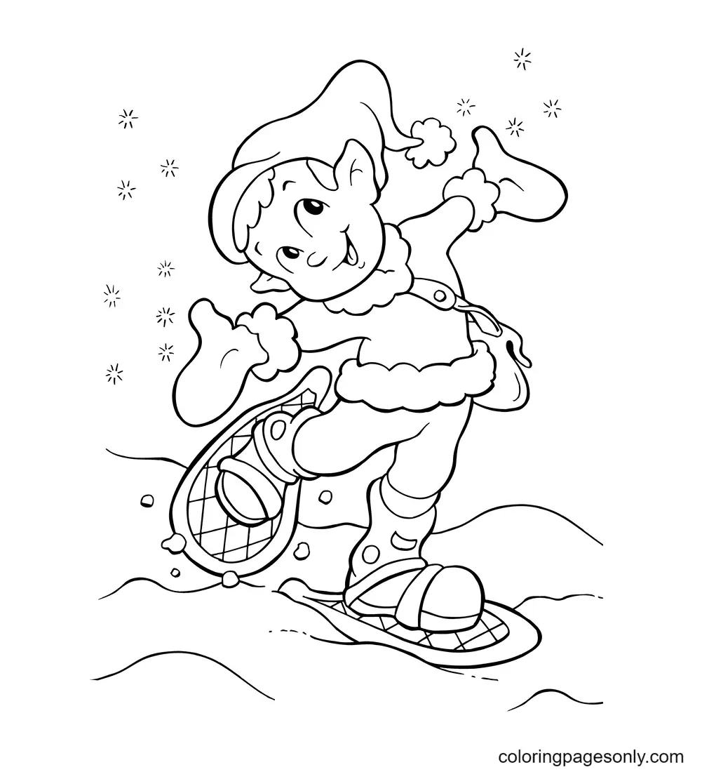 Elf Coloring Pages 40