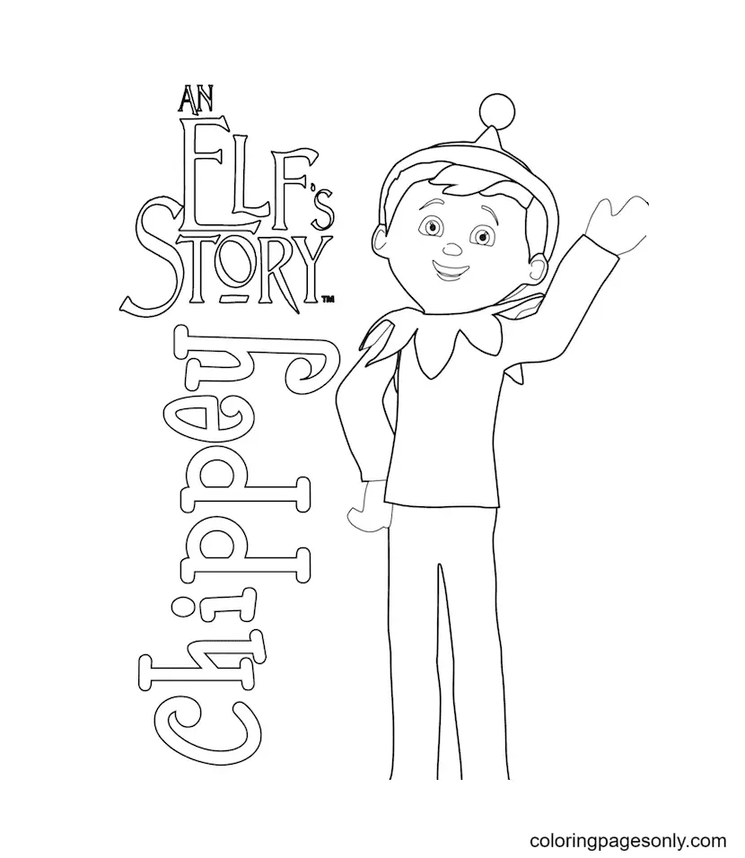Elf Coloring Pages 44