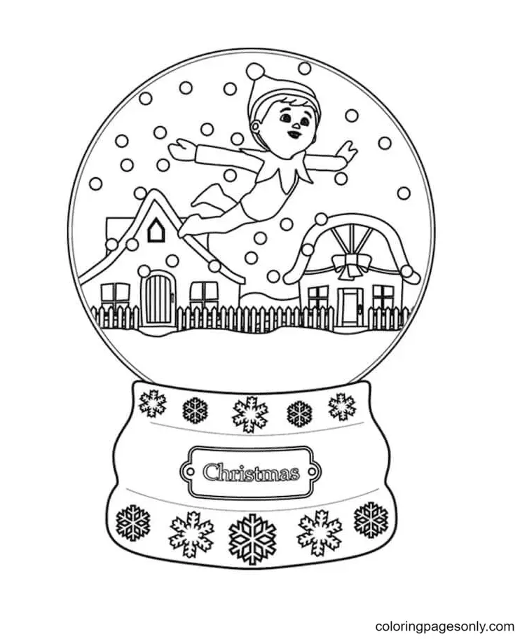 Elf Coloring Pages 45
