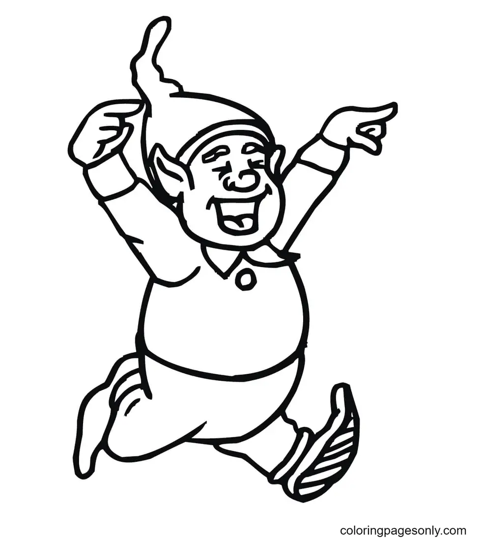 Elf Coloring Pages 48