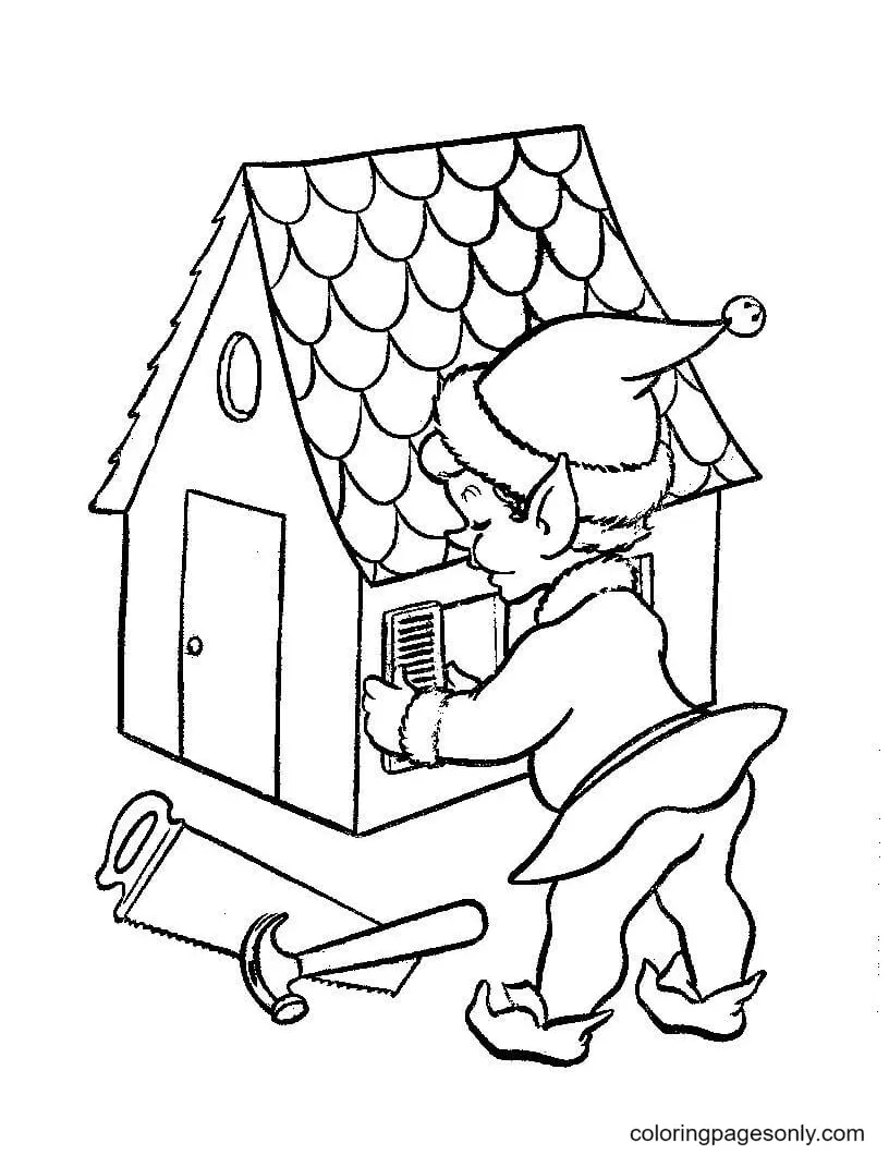 Elf Coloring Pages 52