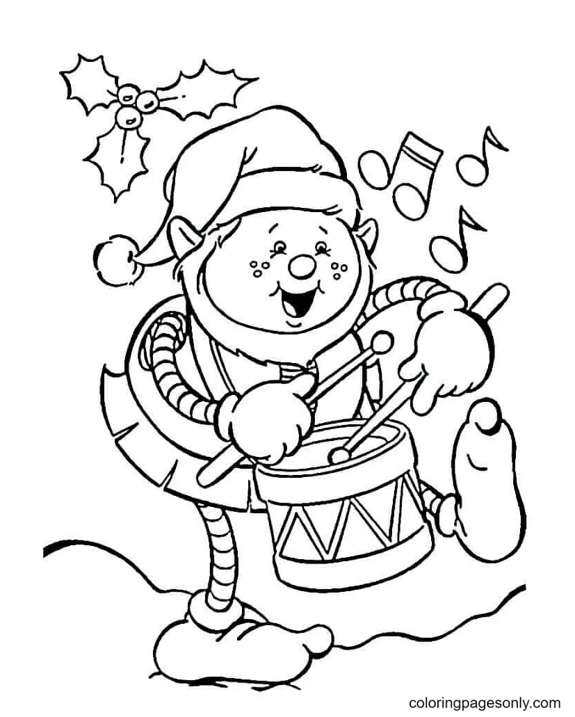 Elf Coloring Pages 59