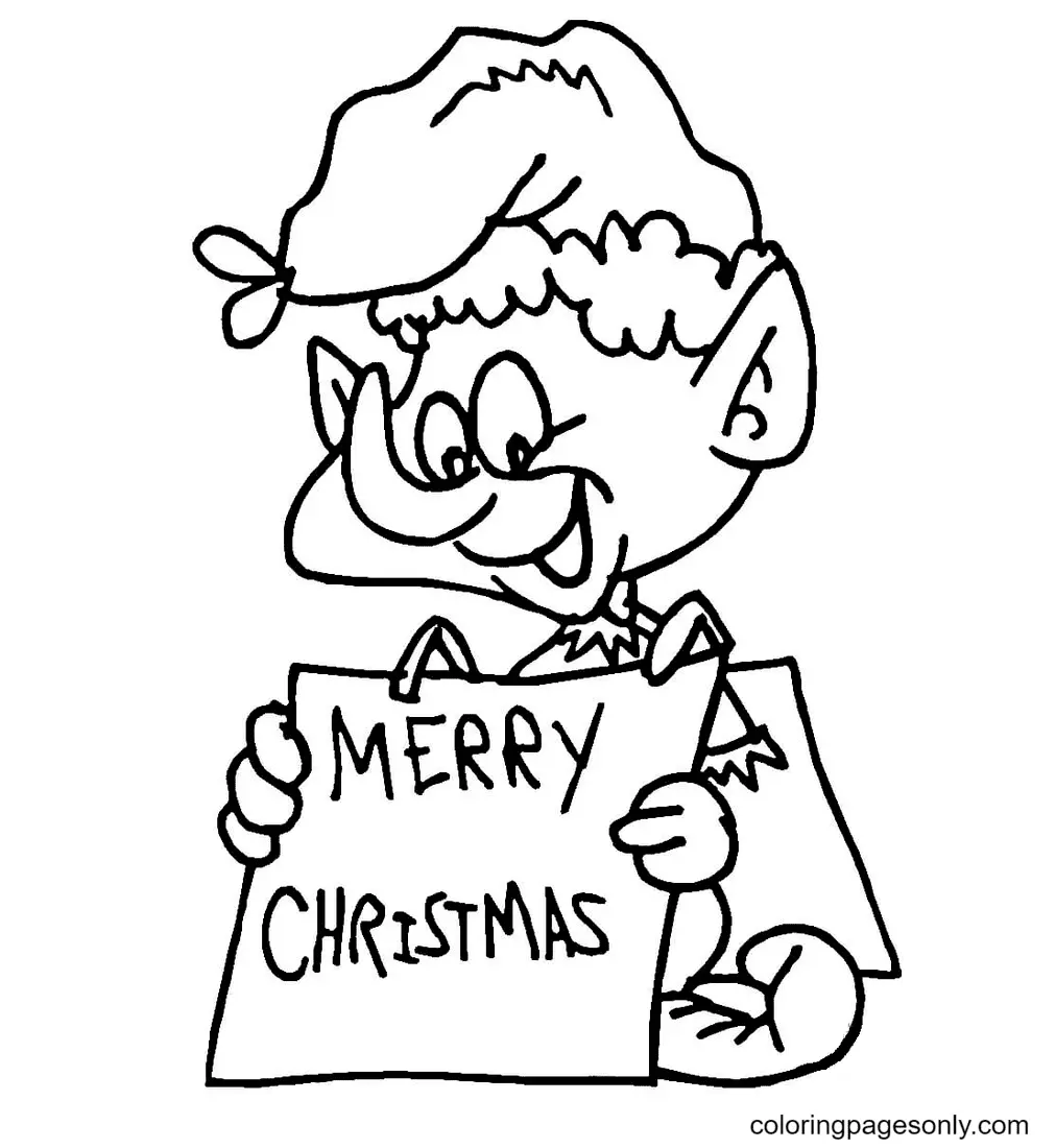Elf Coloring Pages 61