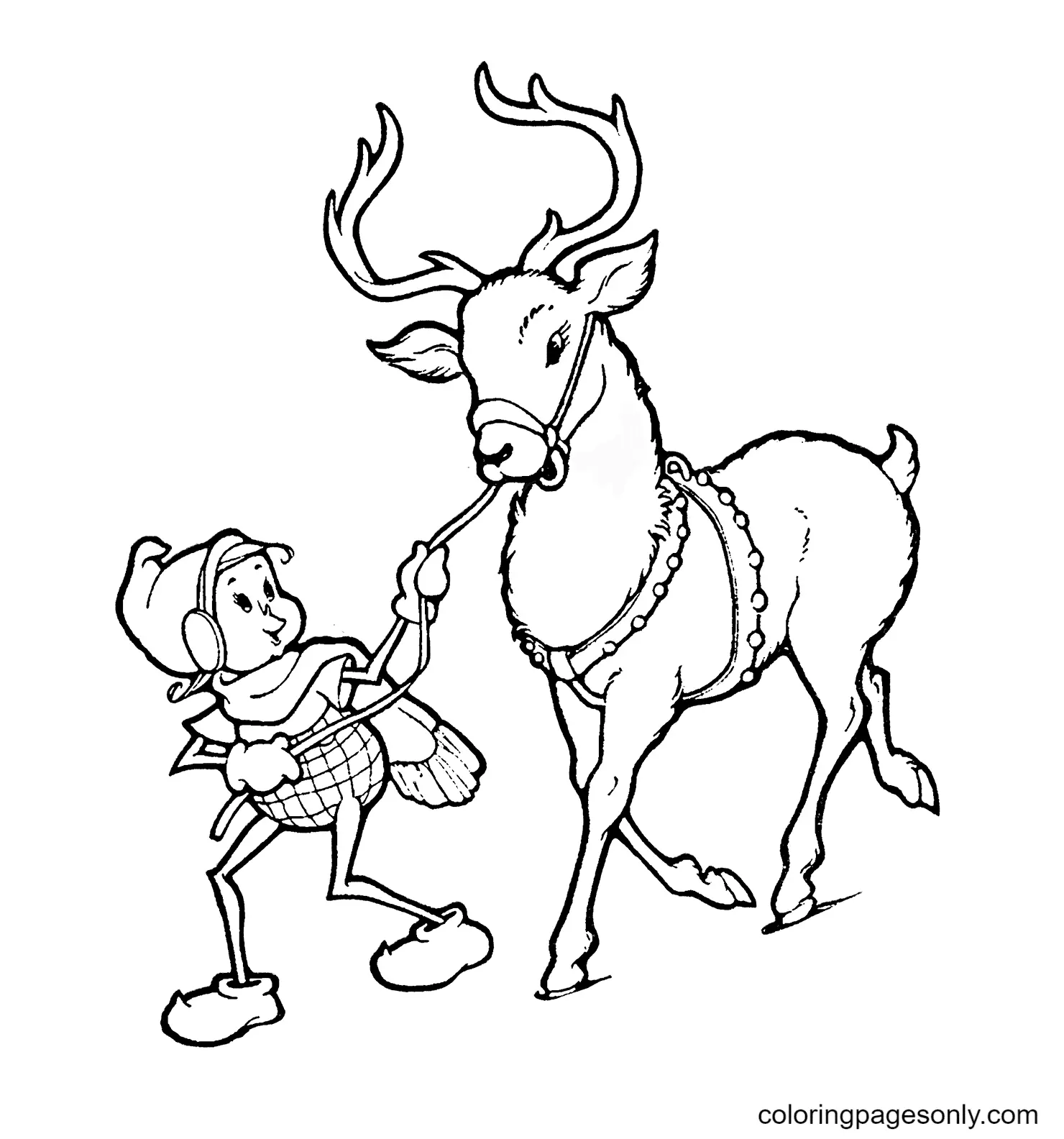 Elf Coloring Pages 63