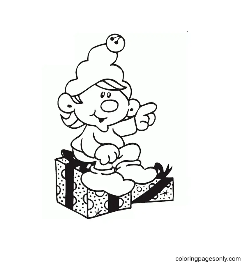 Elf Coloring Pages 67
