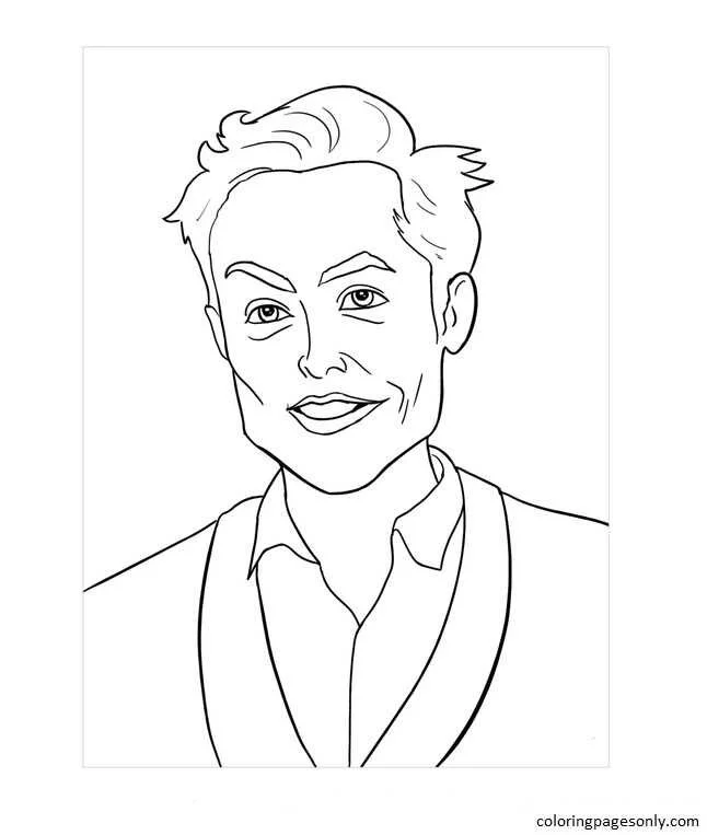 Elon Musk Ausmalbilder 7