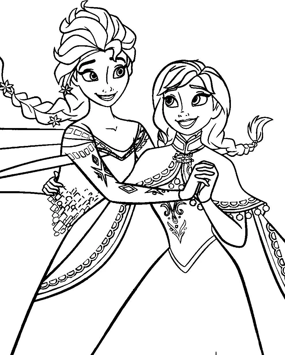 Elsa Coloring Pages 13